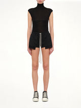 Woven Wool FOG Boxers in Black