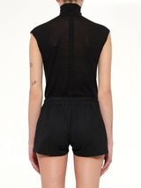 Woven Wool FOG Boxers in Black