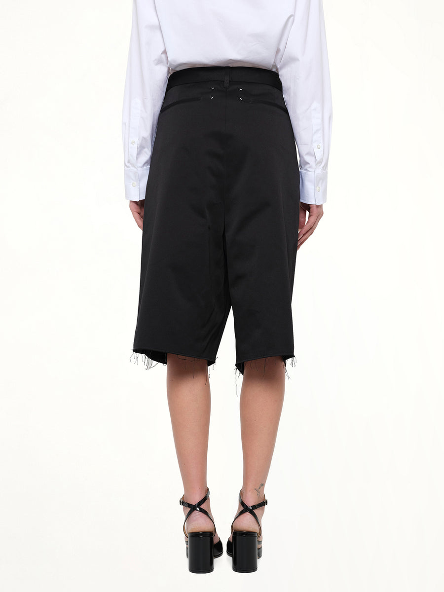 Wrap Shorts in Black