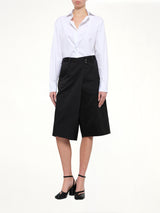 Wrap Shorts in Black