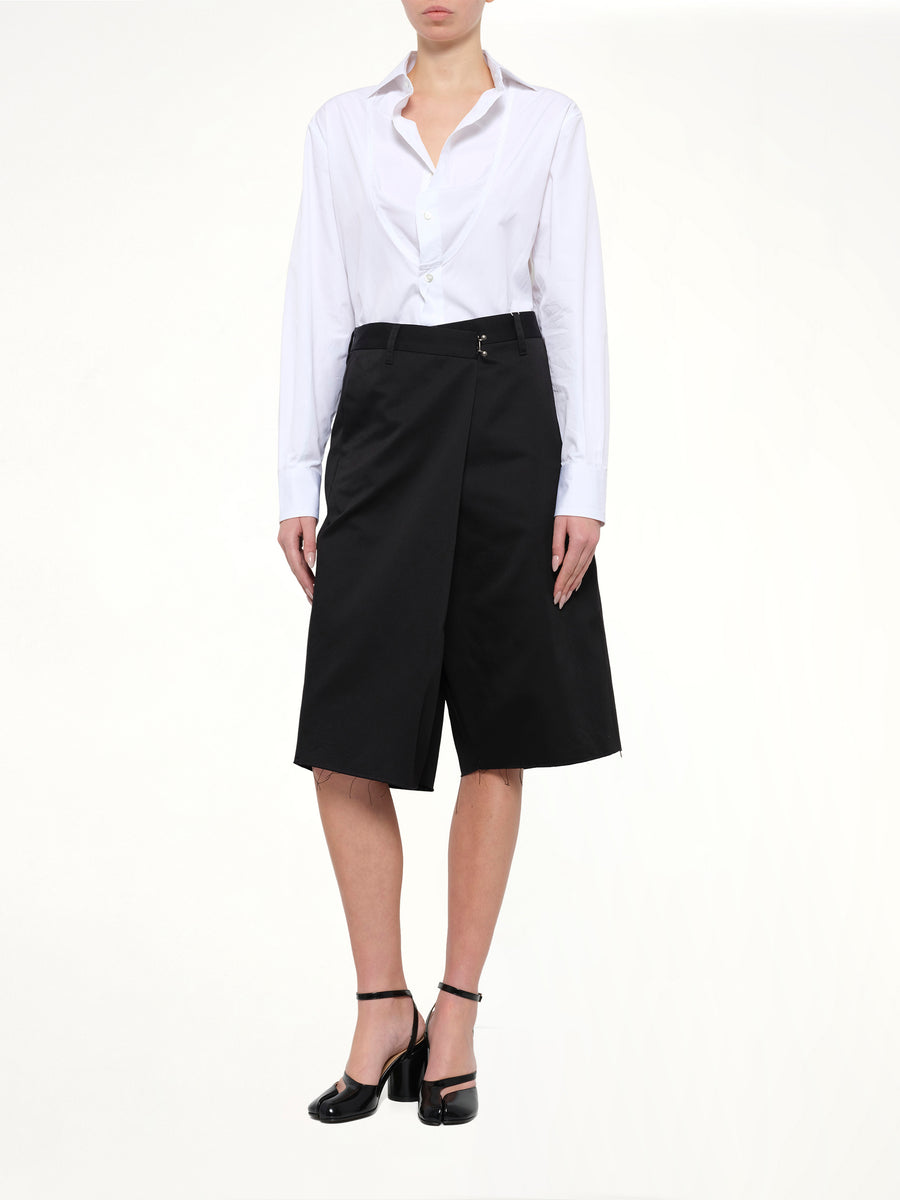 Wrap Shorts in Black