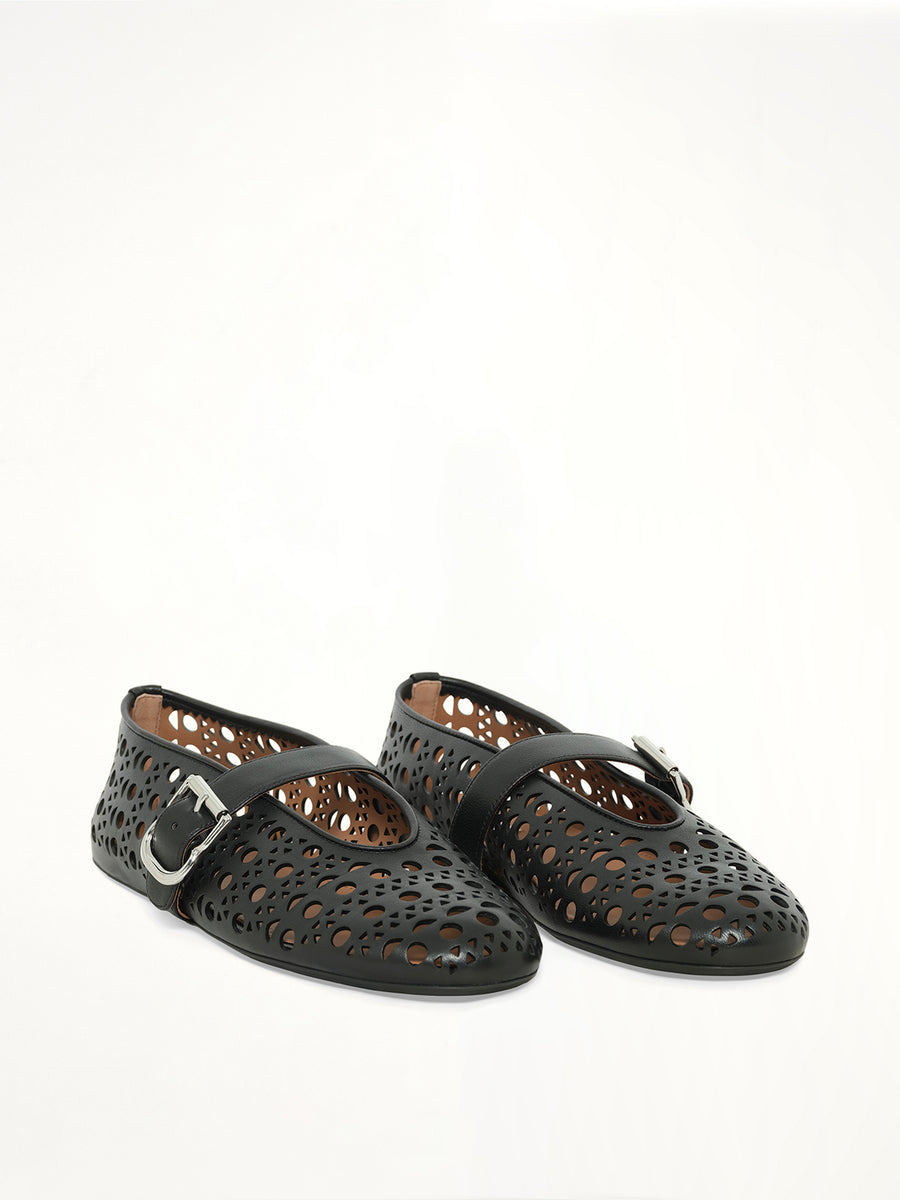 Ballet Vienne Flats in Black