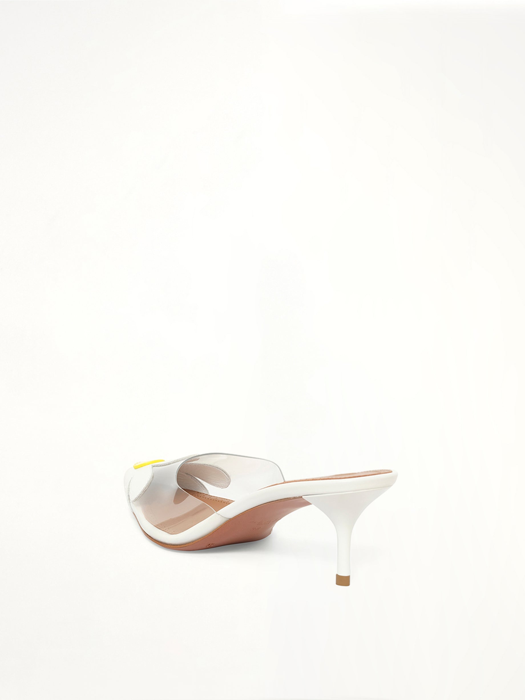 Bloom Mules in Lemon/White