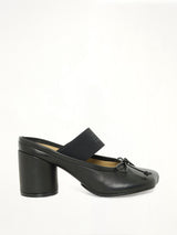Elastic Band Sandal in Black