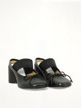 Elastic Band Sandal in Black