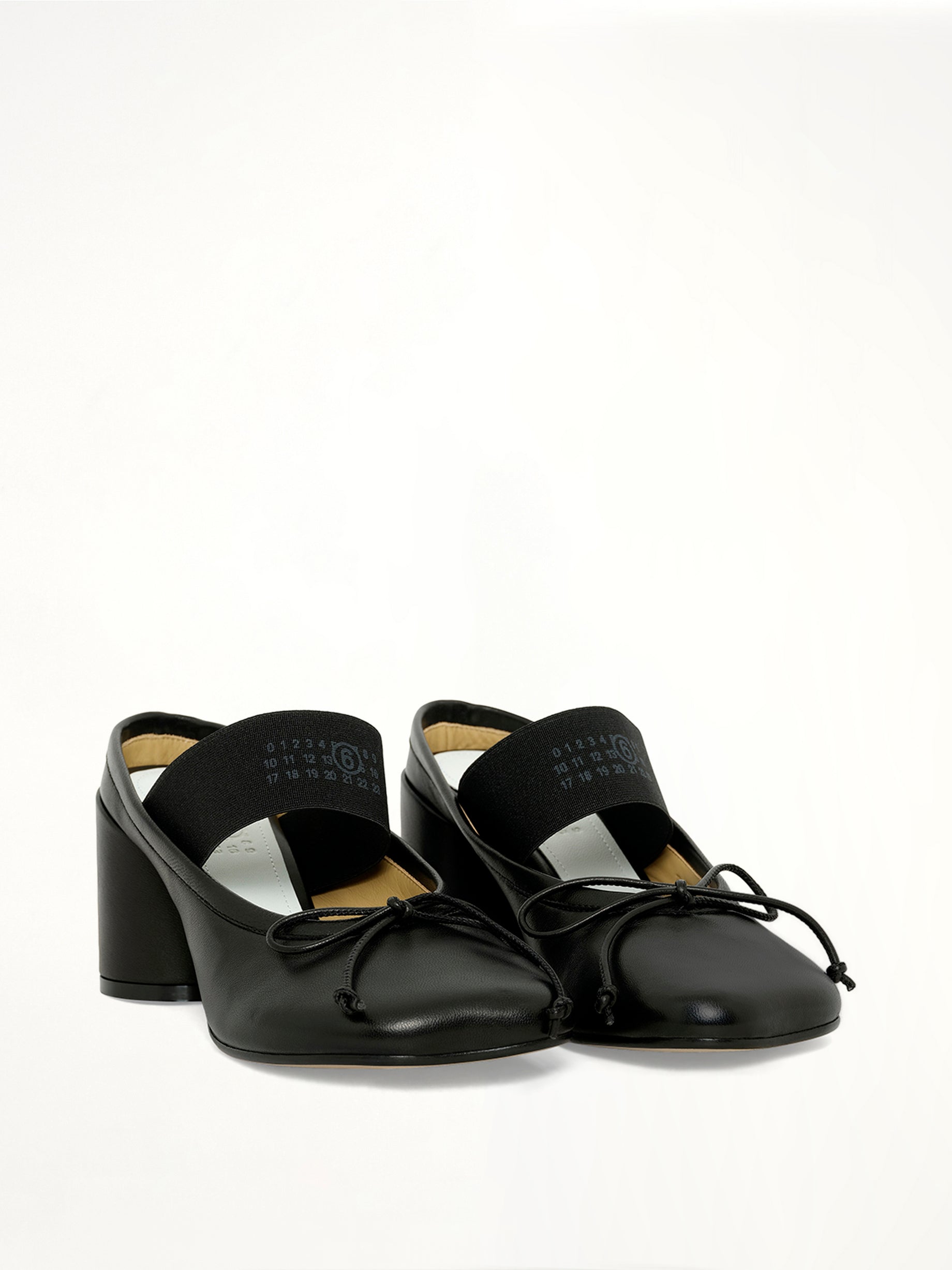 Elastic Band Sandal in Black