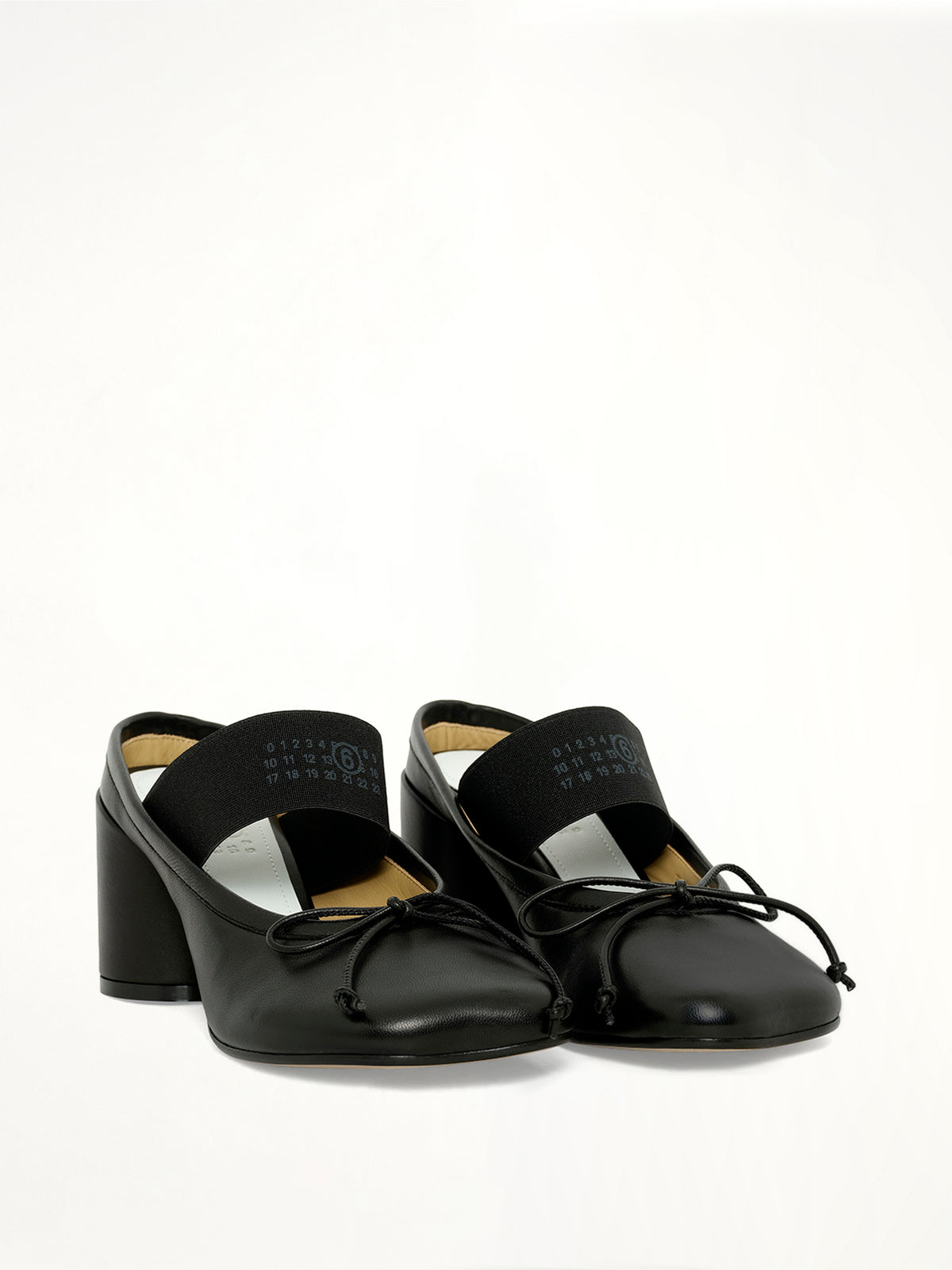 Elastic Band Sandal in Black