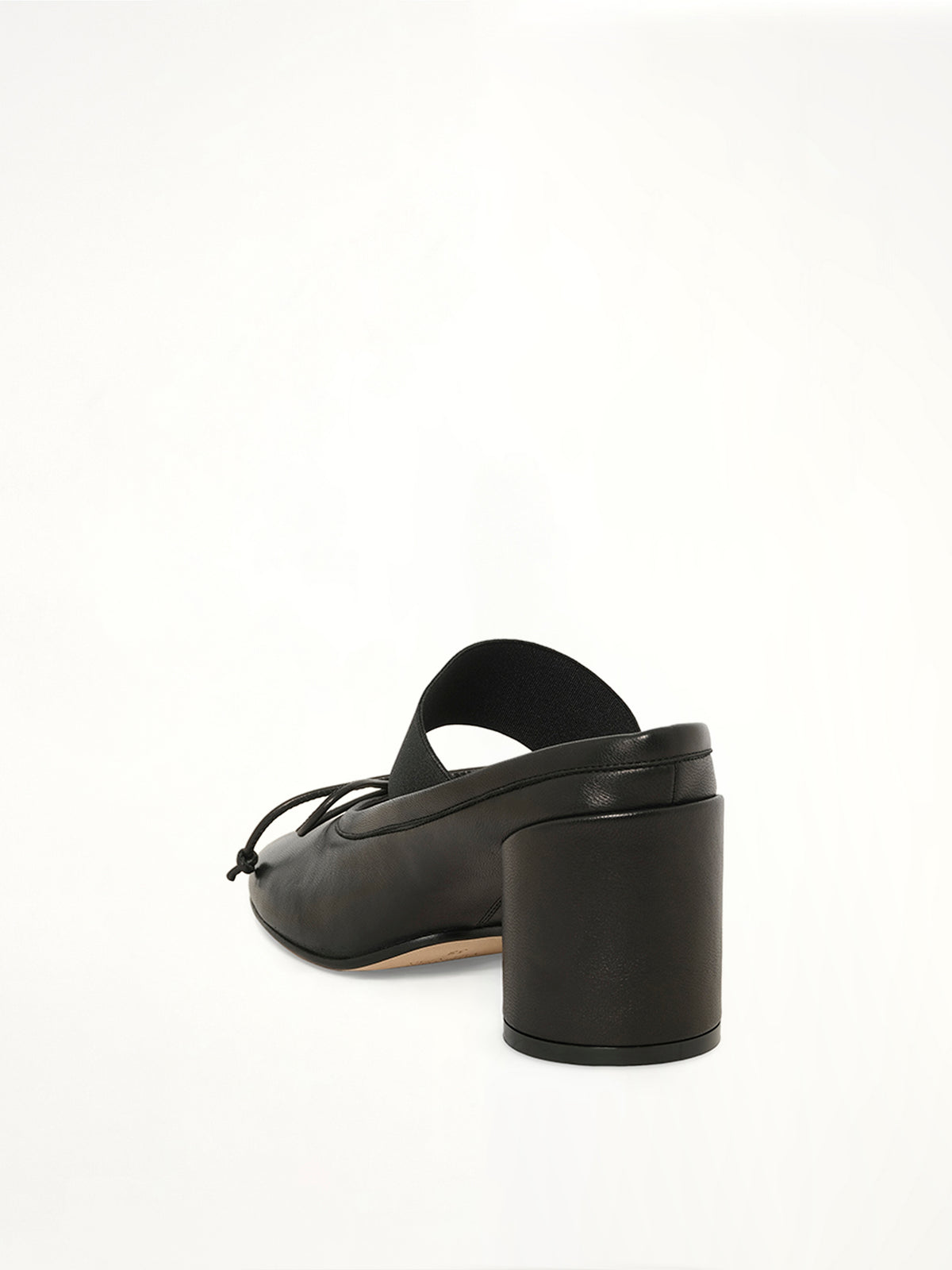 Elastic Band Sandal in Black