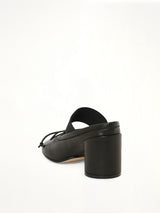 Elastic Band Sandal in Black