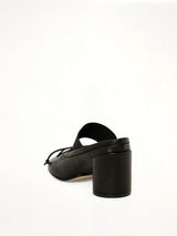 Elastic Band Sandal in Black
