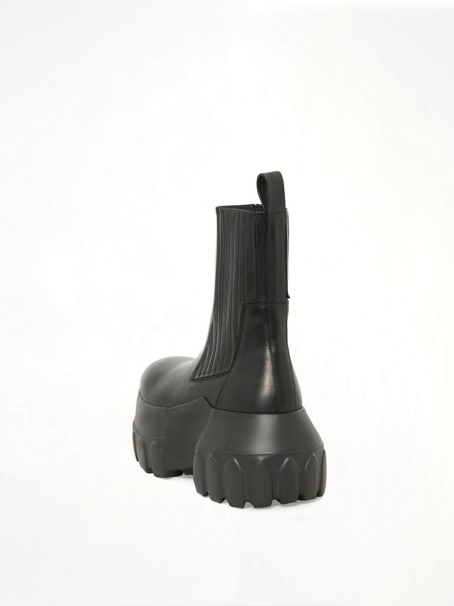 Beatle Mega Tractor Boots in Black
