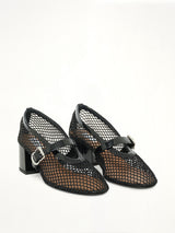Fishnet Pumps H55 in Black