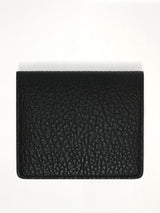 Four Stitch Logo Wallet with Coin Purse in Black