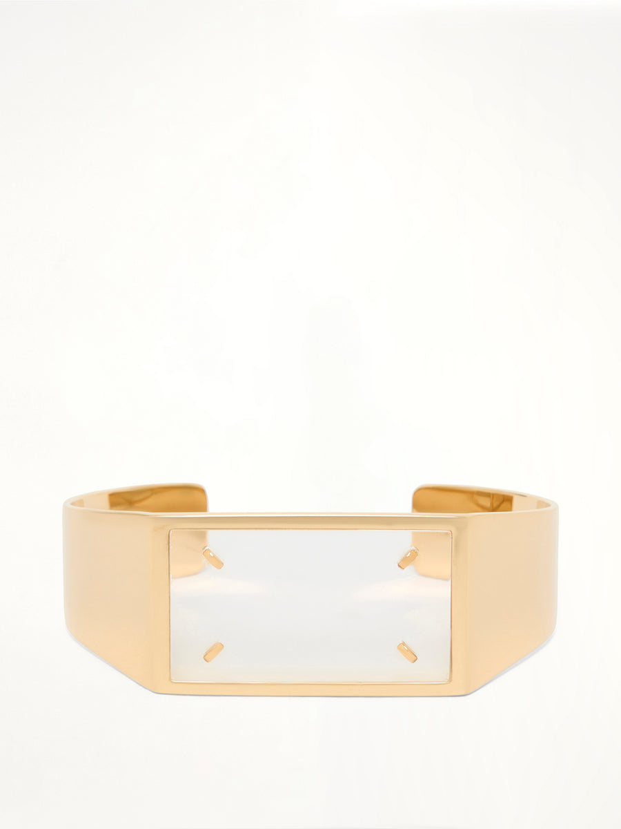 Four Stitches Bracelet in Yellow Gold Plating