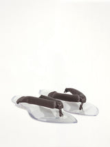 Invisible Padded Tongs in Anthracite/Dark Grey