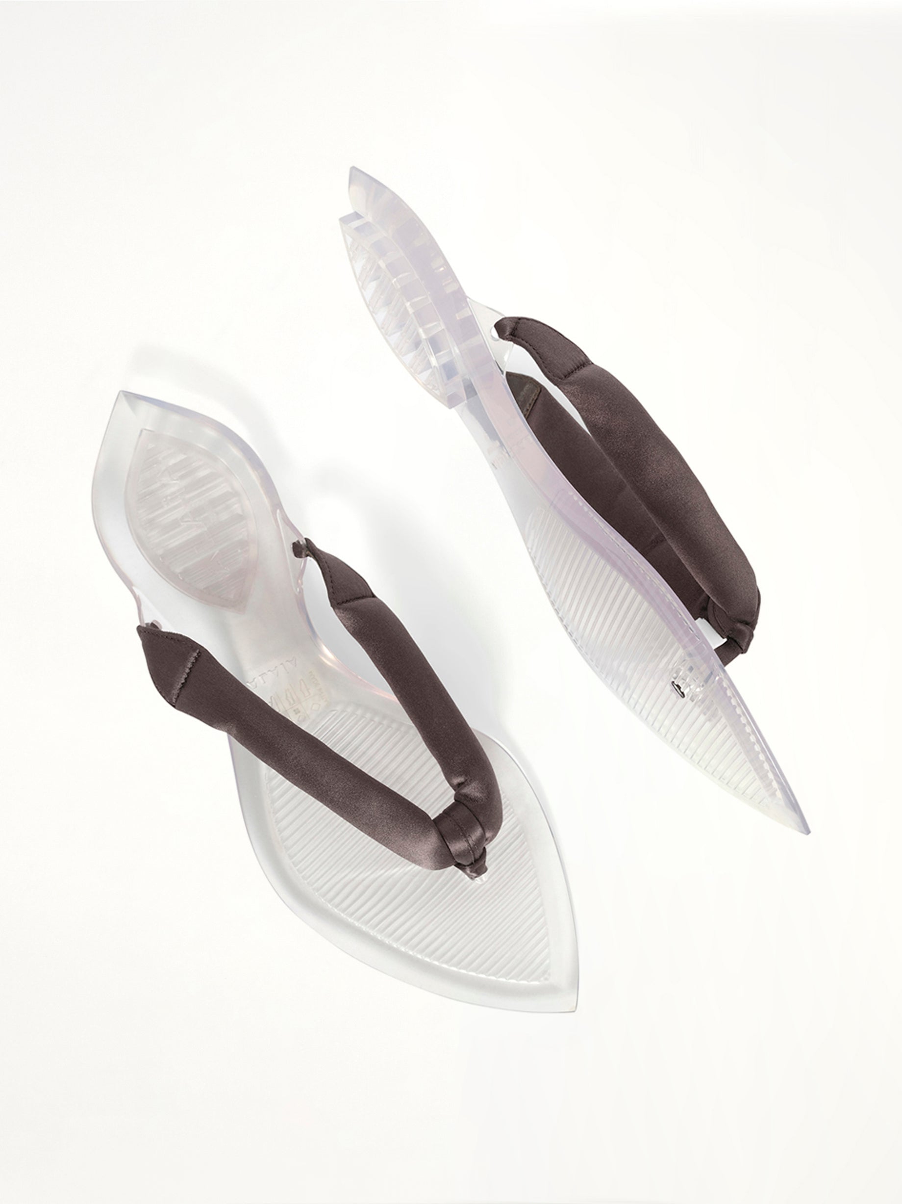 Invisible Padded Tongs in Anthracite/Dark Grey