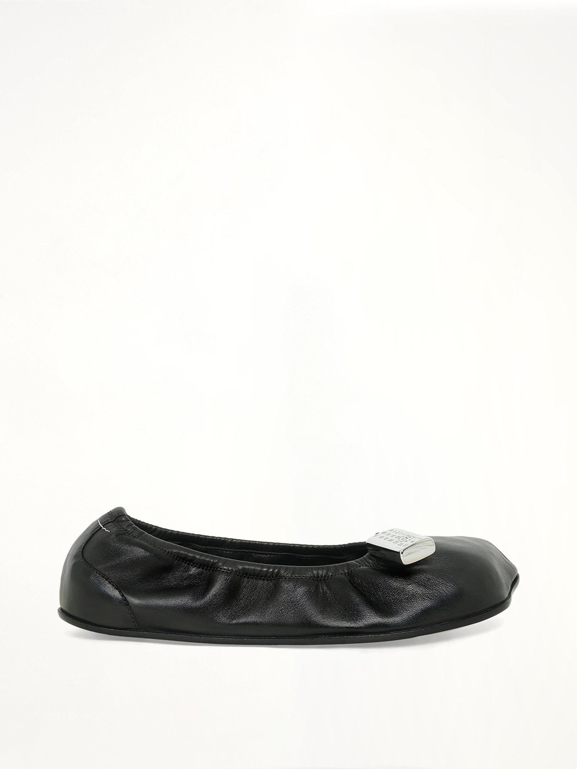 Lock Ballet Shoe in Black