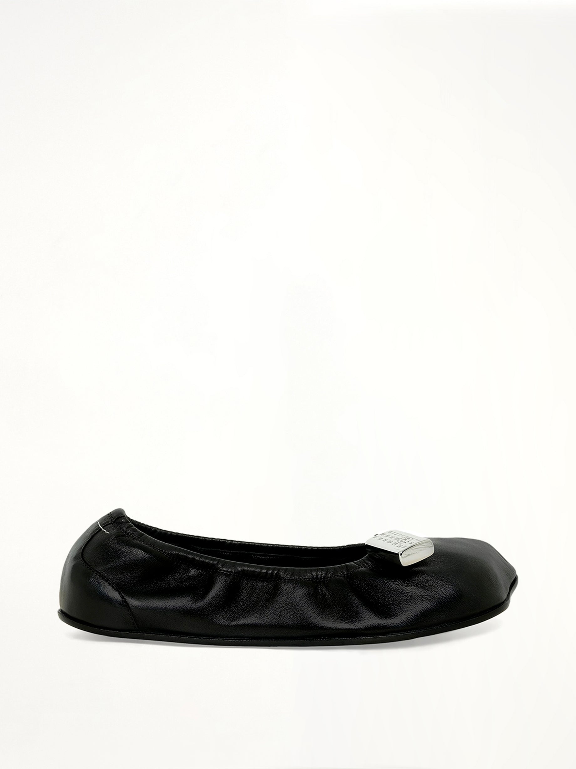 Lock Ballet Shoe in Black