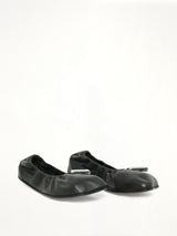 Lock Ballet Shoe in Black