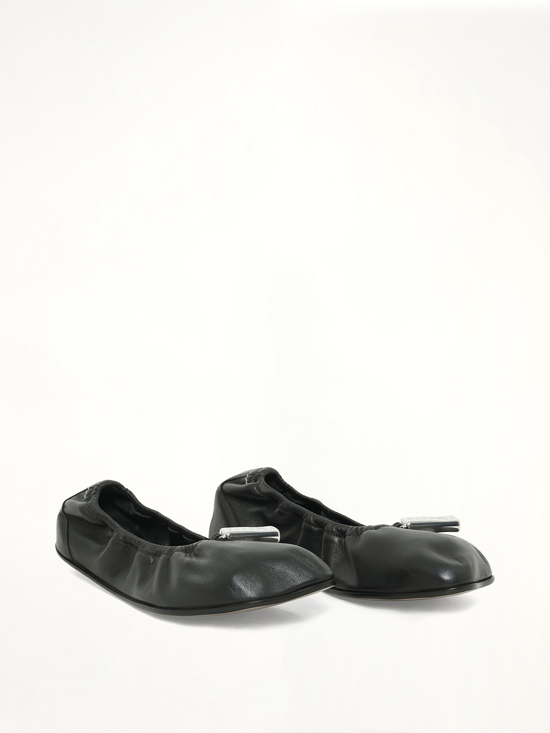 Lock Ballet Shoe in Black