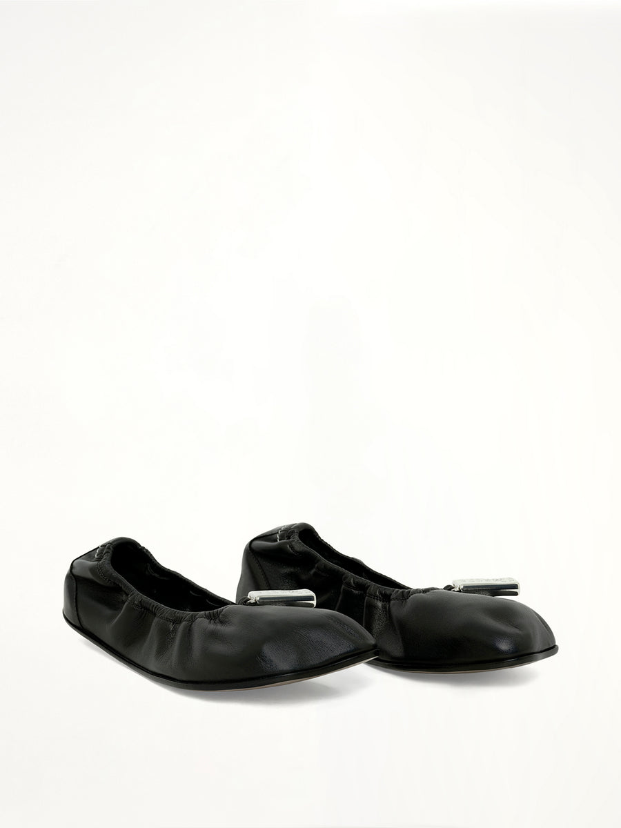 Lock Ballet Shoe in Black