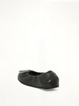 Lock Ballet Shoe in Black