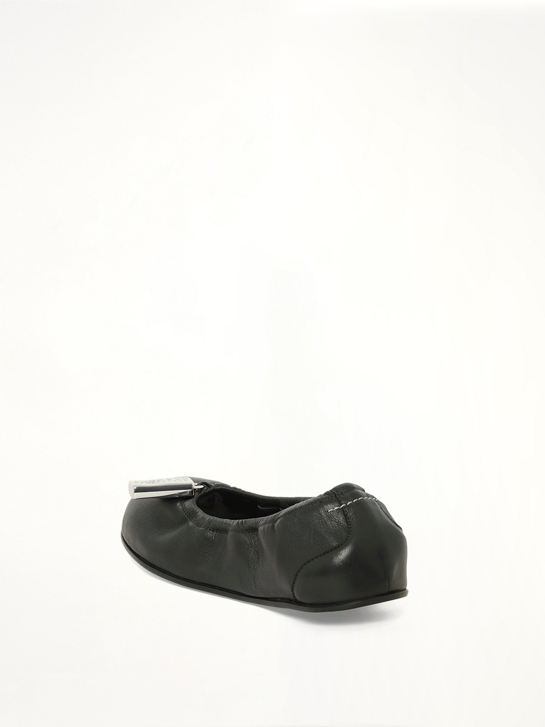 Lock Ballet Shoe in Black