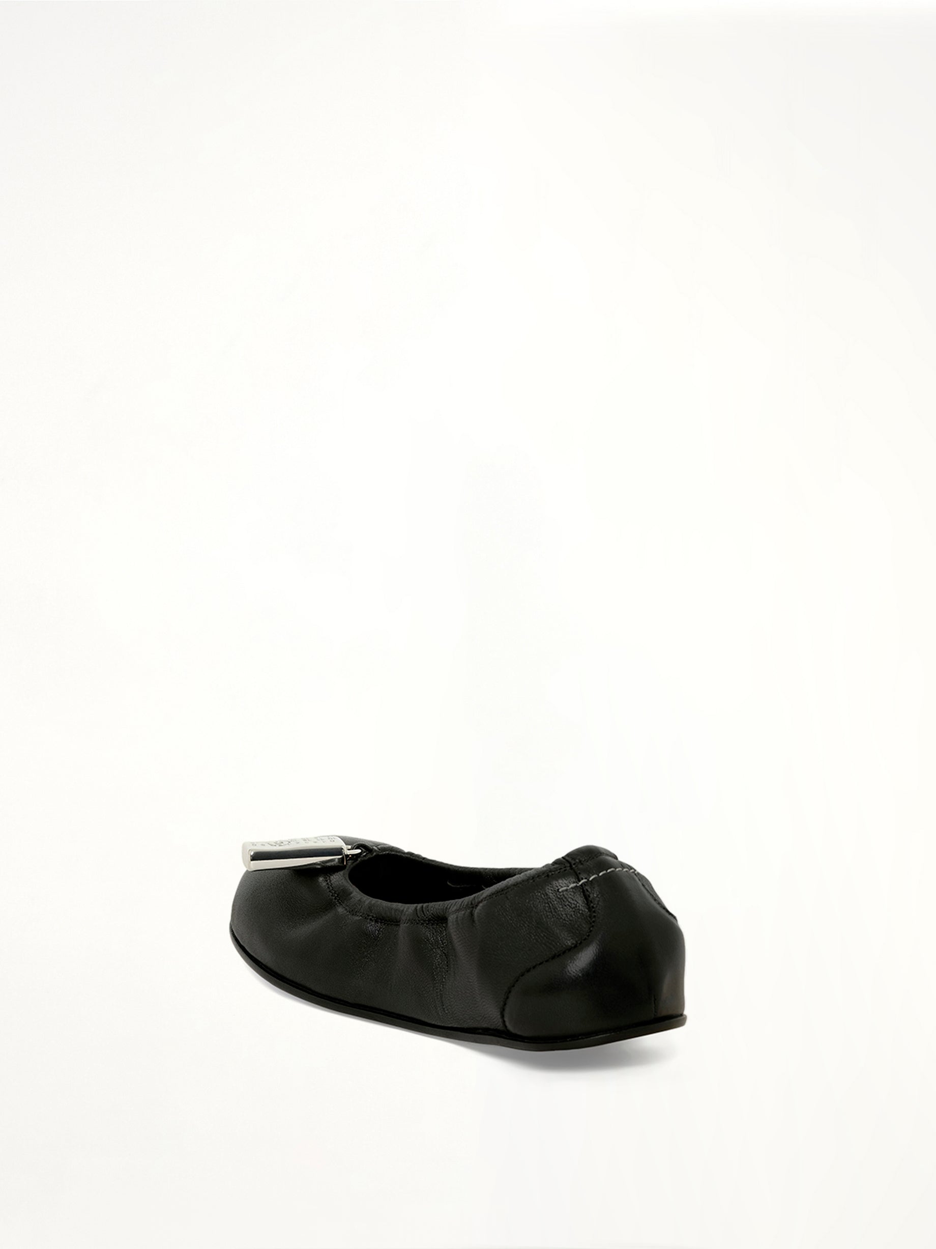 Lock Ballet Shoe in Black