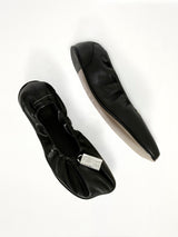 Lock Ballet Shoe in Black