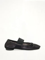 Mesh Ballet Shoe in Black
