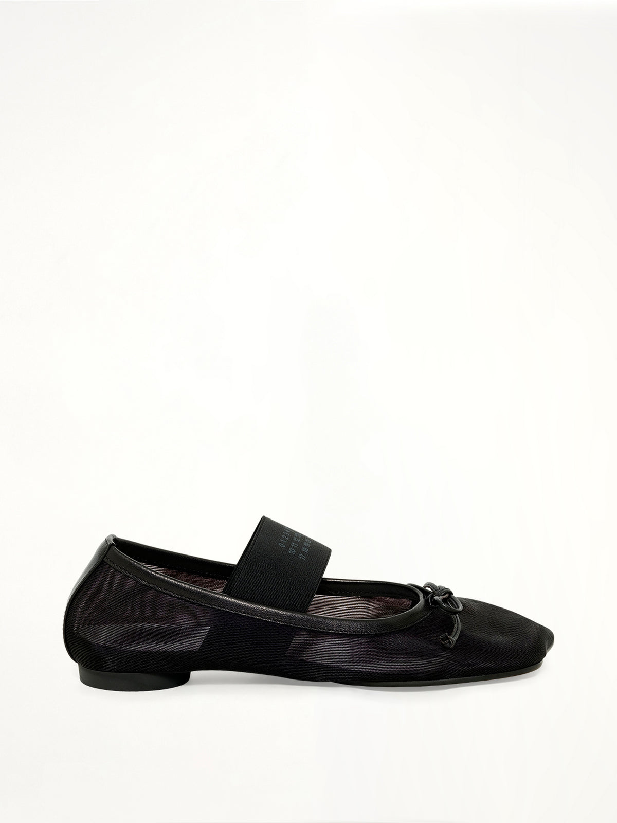 Mesh Ballet Shoe in Black