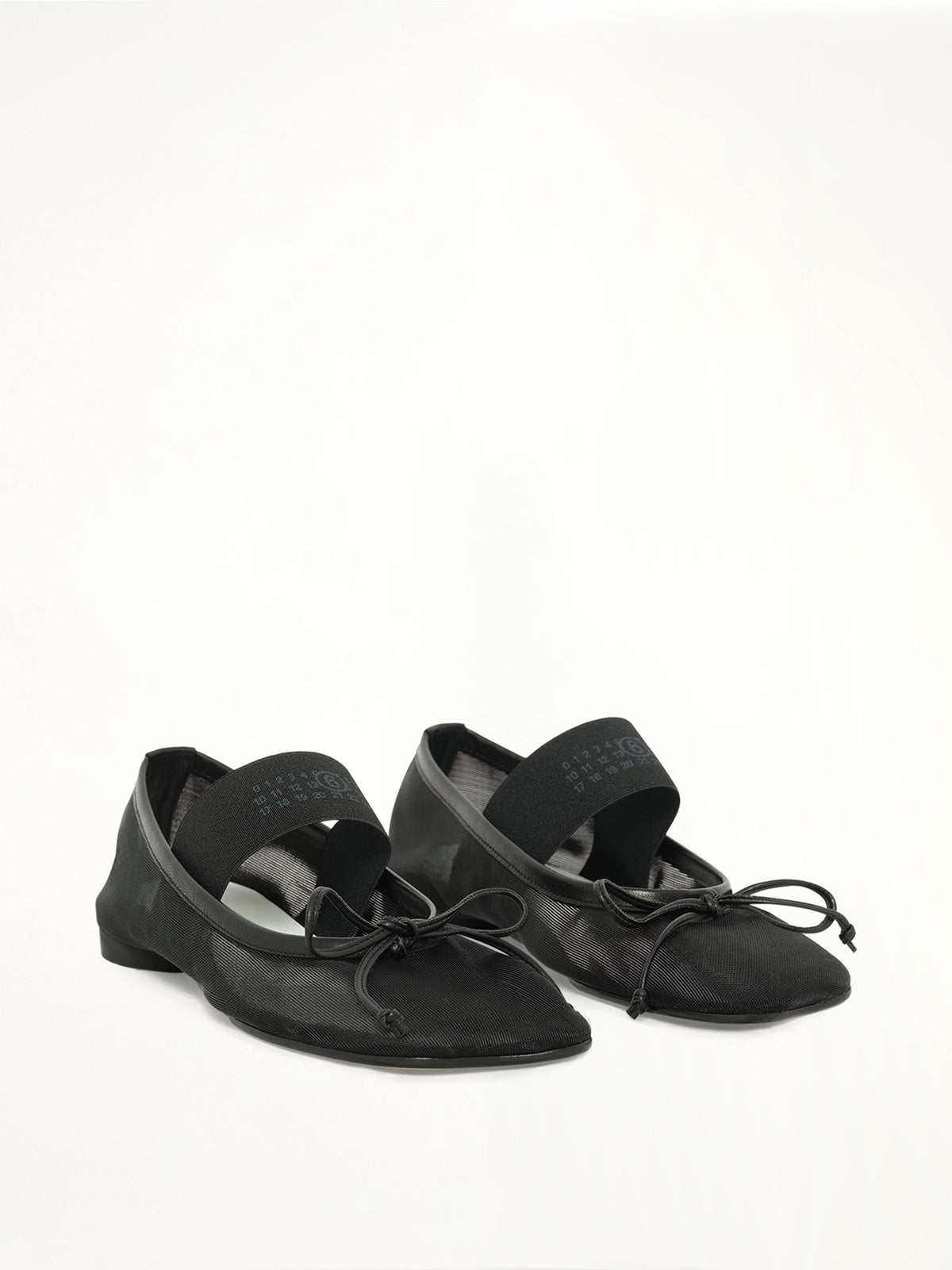 Mesh Ballet Shoe in Black