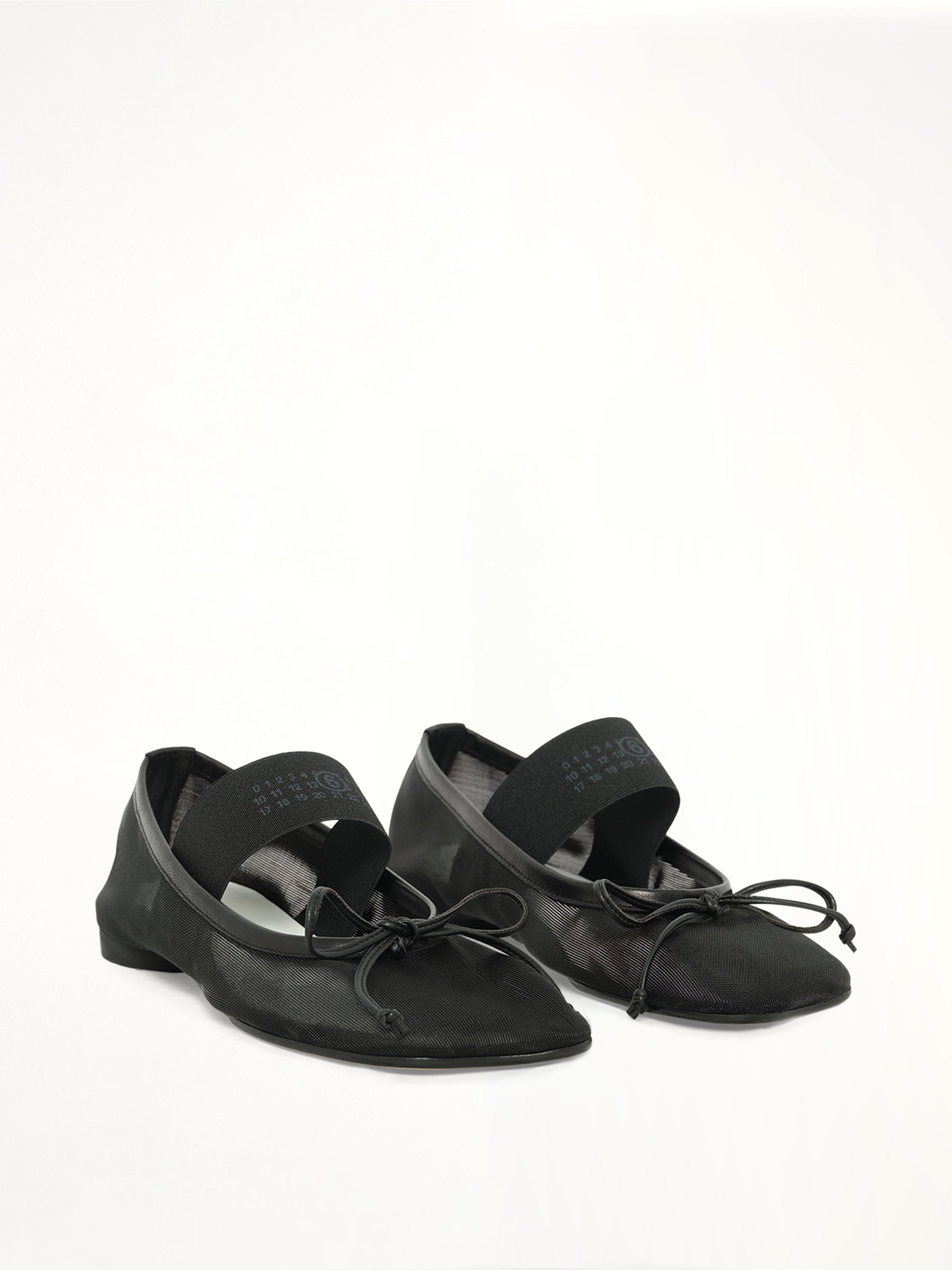 Mesh Ballet Shoe in Black