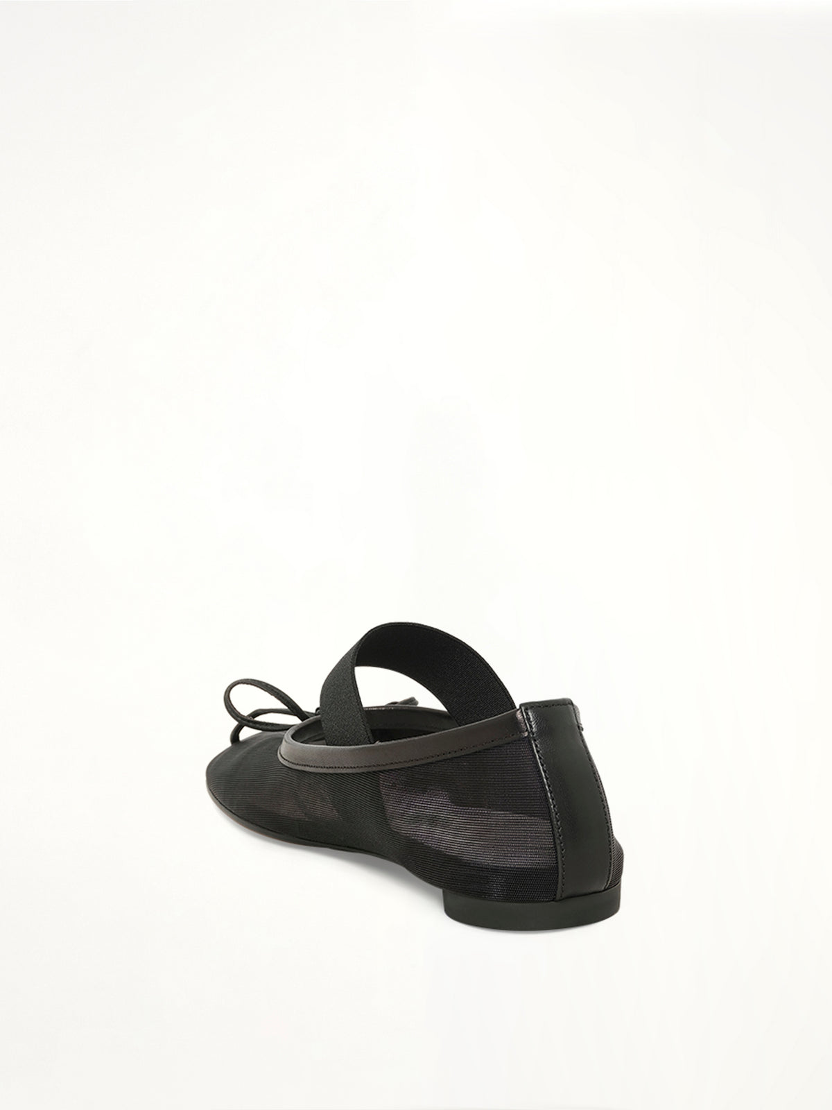 Mesh Ballet Shoe in Black