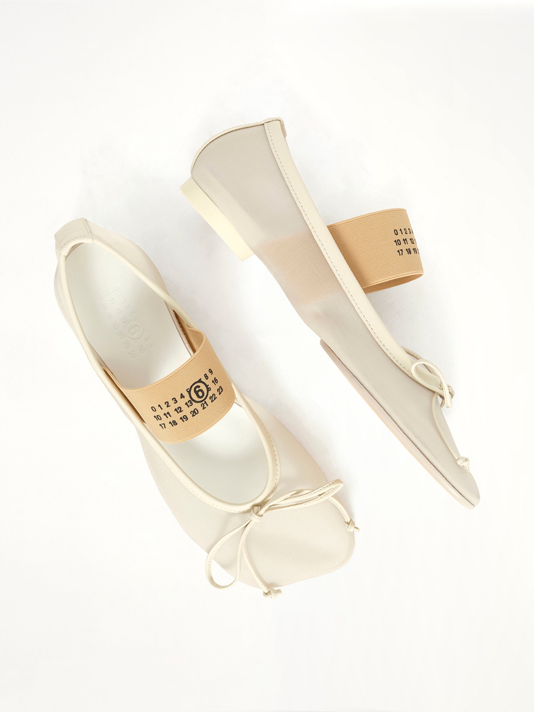 Mesh Ballet Shoe in Bleached Sand