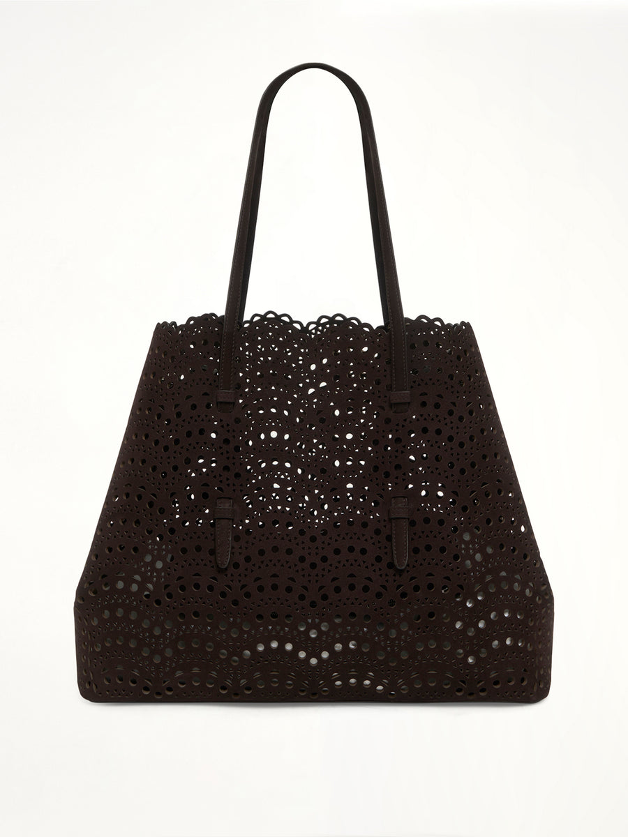 Mina 37 Tote Bag in Brun Fume