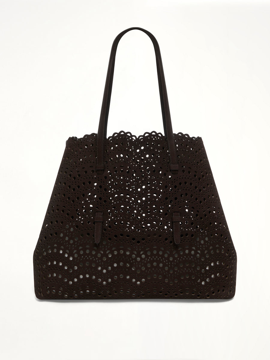 Mina 37 Tote Bag in Brun Fume