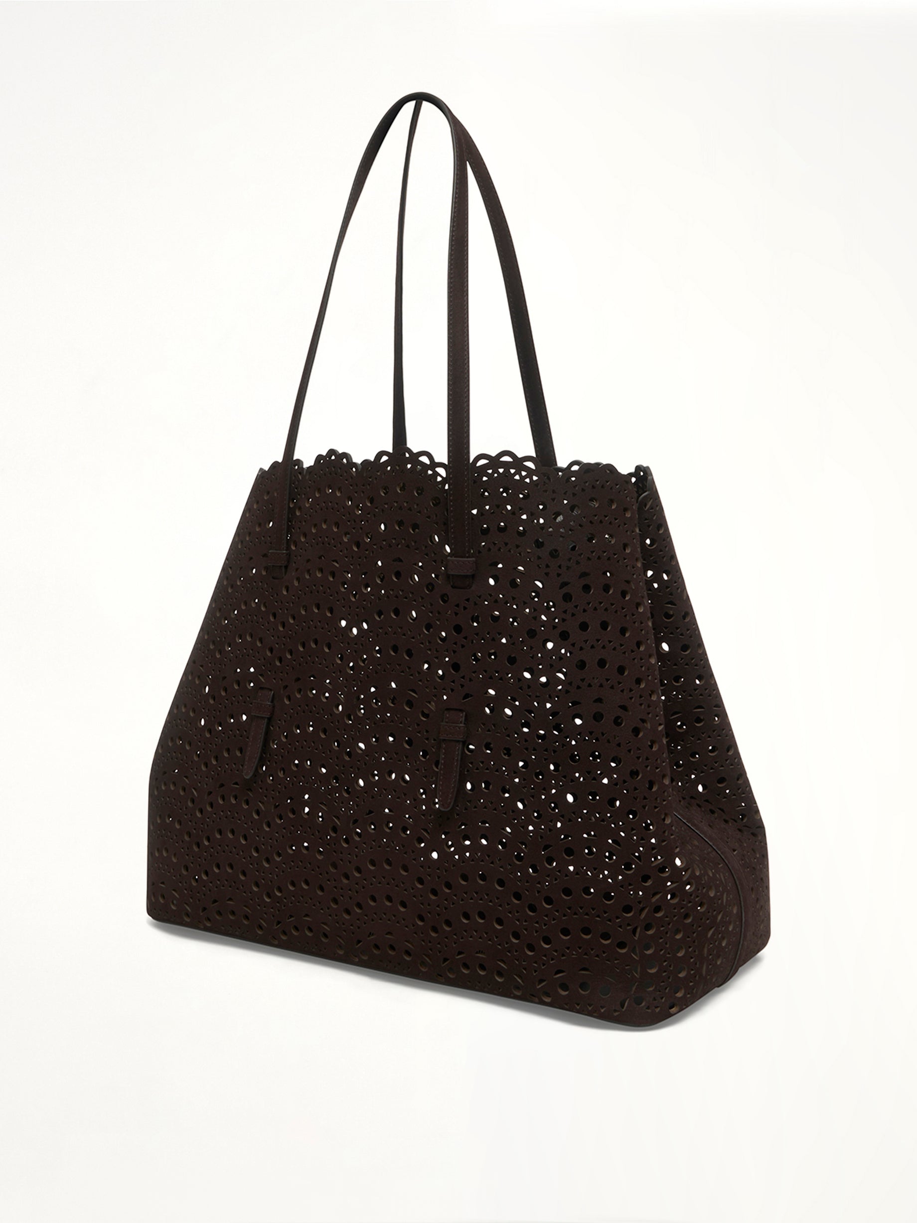Mina 37 Tote Bag in Brun Fume