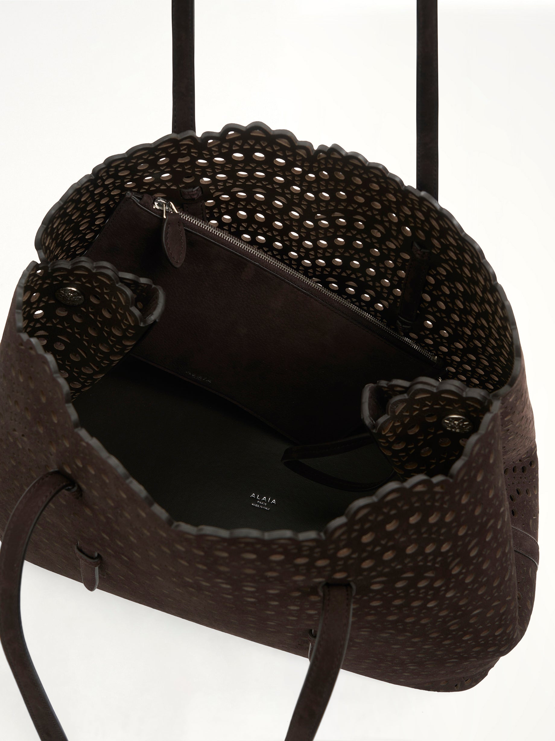 Mina 37 Tote Bag in Brun Fume