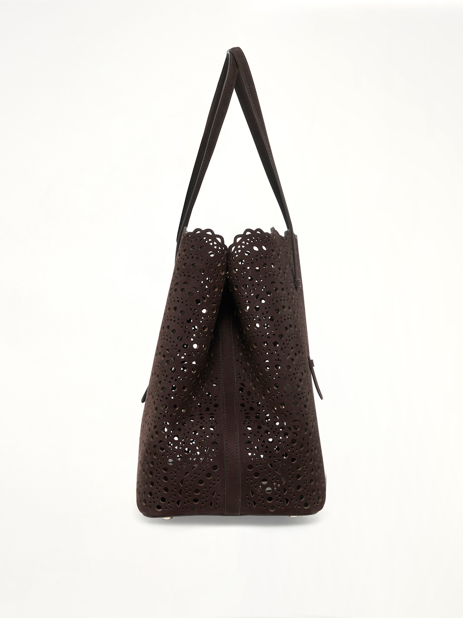 Mina 37 Tote Bag in Brun Fume