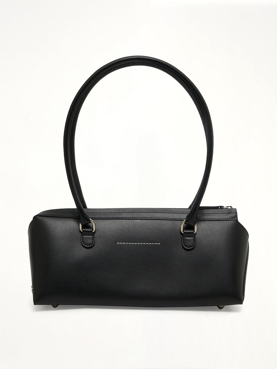 New Bauletto J Medium Shoulder Bag in Black