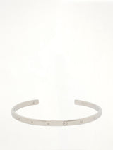 Number Reference Cuff 4mm in Semi Matt Palladium