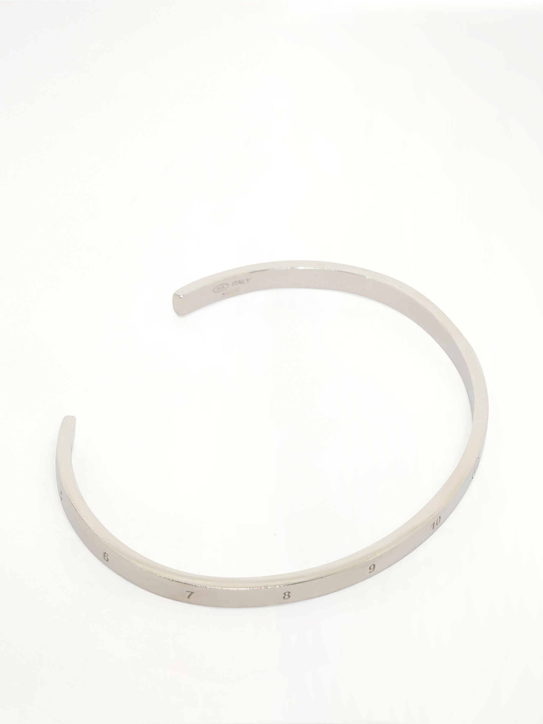 Number Reference Cuff 4mm in Semi Matt Palladium