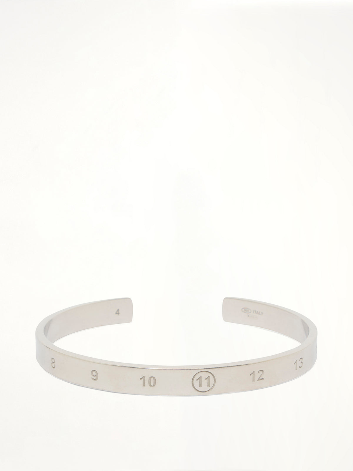 Number Reference Cuff 6.5mm in Semi Matt Palladium