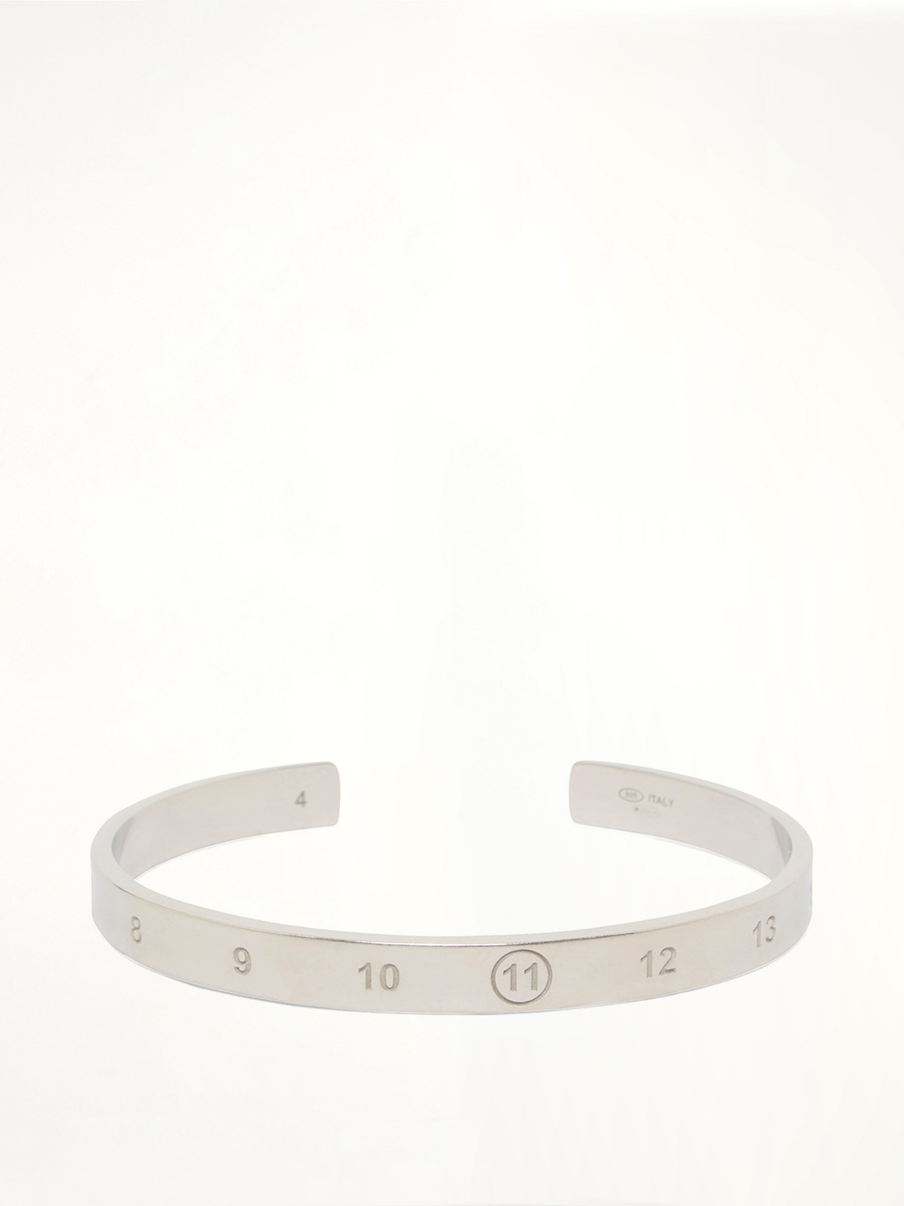 Number Reference Cuff 6.5mm in Semi Matt Palladium