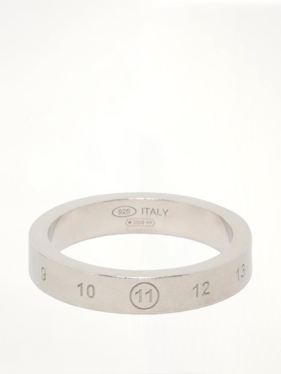 Number Reference Ring 4 mm in Palladium