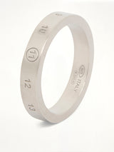 Number Reference Ring 4 mm in Palladium