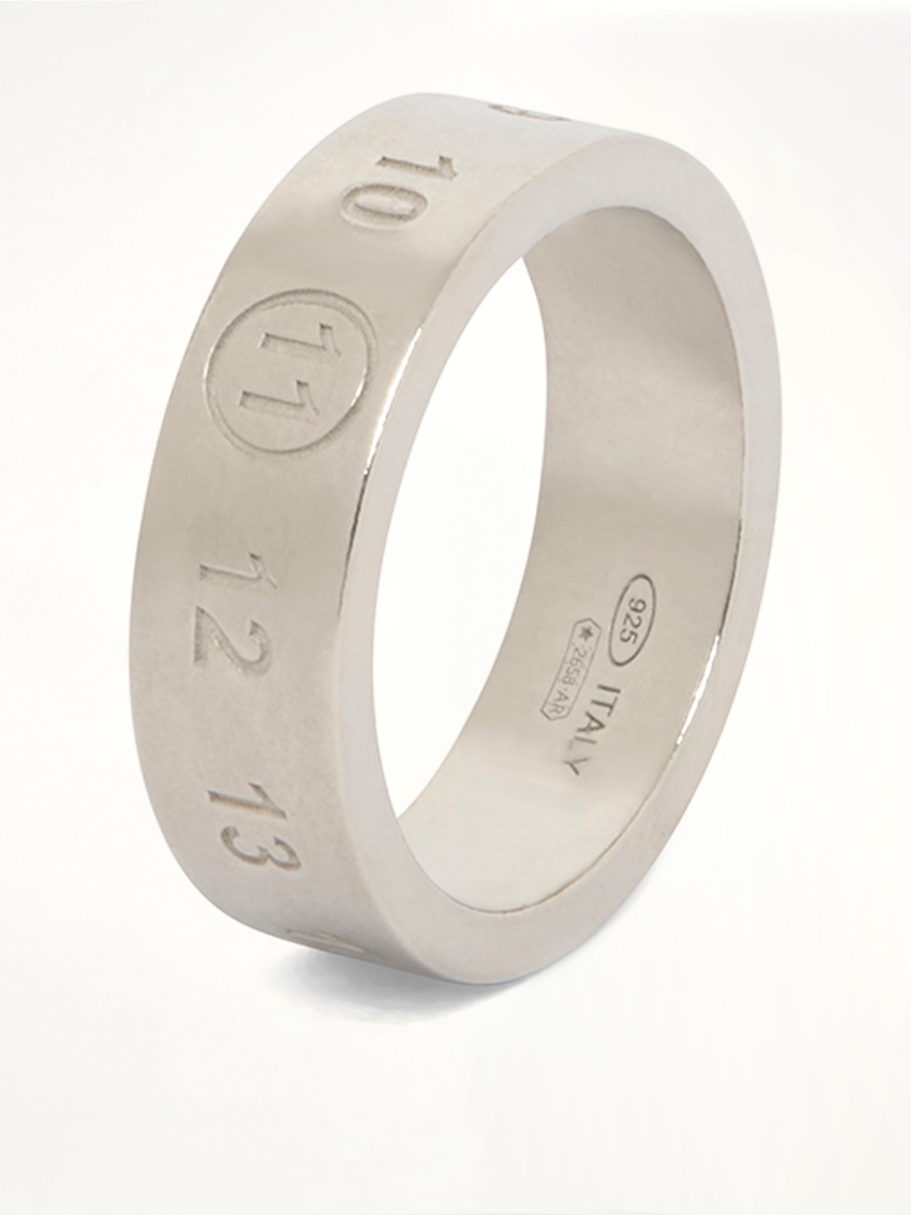 Number Reference Ring 6.5mm in Palladium