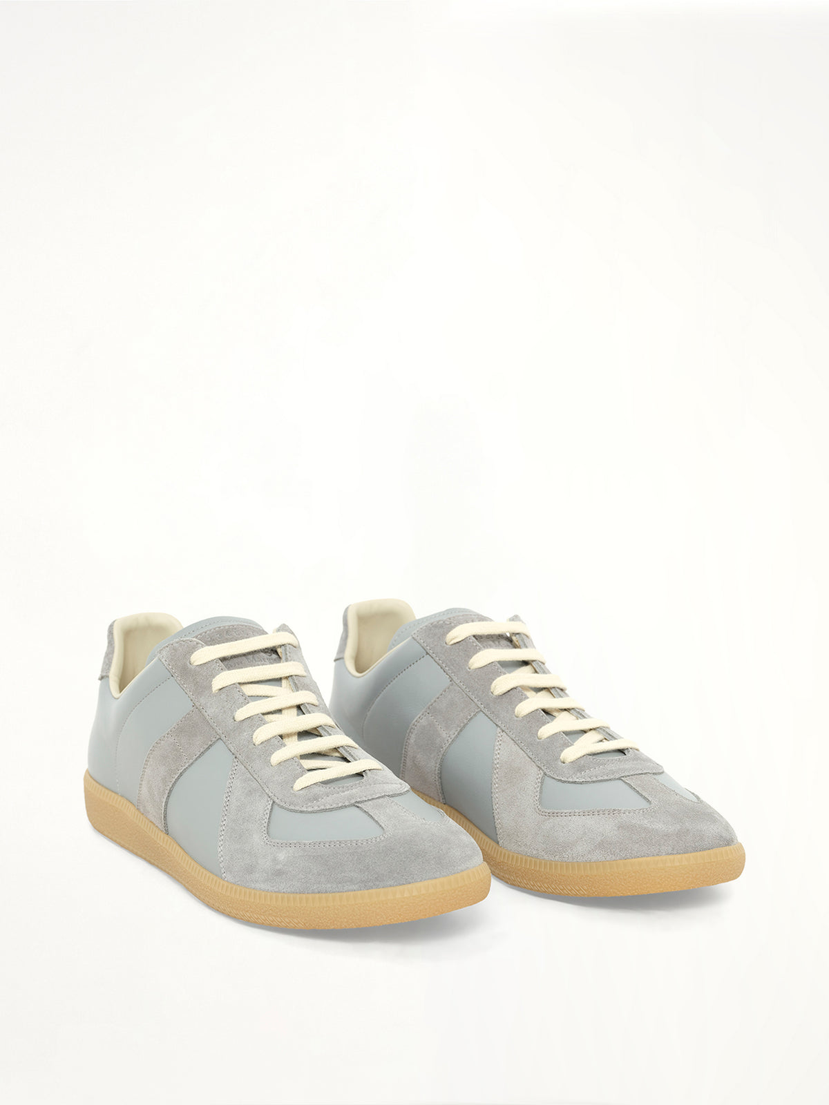 Replica Leather Sneaker in Dawn Blue