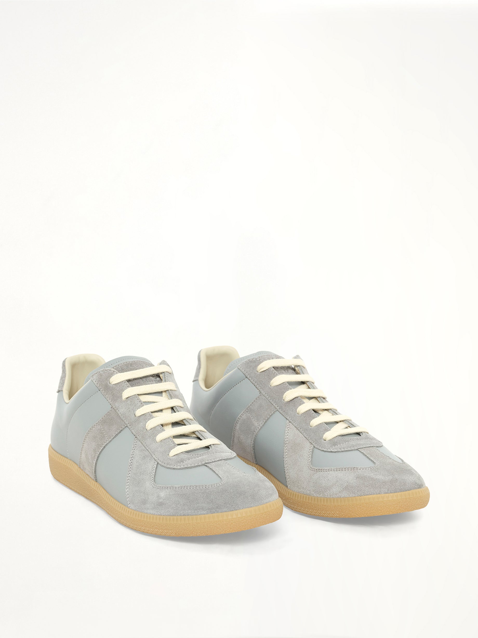 Replica Leather Sneaker in Dawn Blue